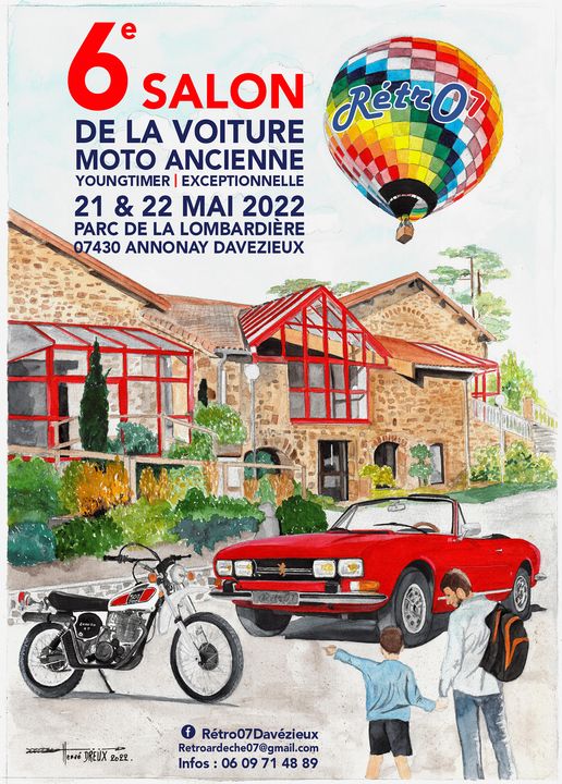 Salon de la voiture moto ancienne Annonay 2022