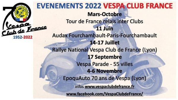 Vespa Club de France 2022