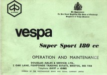 Guide Technique Vespa Super Sport 180cc